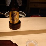 日本料理 柳燕 - ヱビスビール小瓶