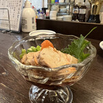 金町製麺 - 自家製あん肝ポン酢　430円