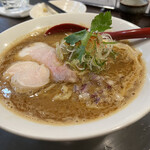 金町製麺 - 魚介白湯味噌そば　900円