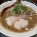 金町製麺 - 魚介白湯味噌そば　900円