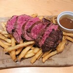 百草園食堂 - 料理写真:牛ハラミステーキ