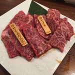 焼肉 ONAKANOMIKATA - ササミ上カルビ、カイノミ