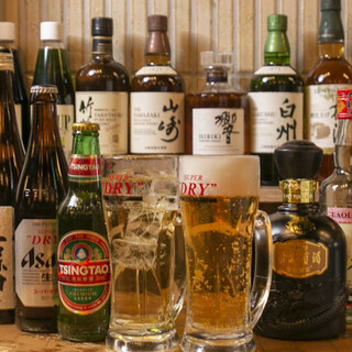Shaoxing wine, beer, highball, sour... Cheers with a variety of drinks ◎
