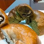 クタクタ - 白ごまひじきクリームチーズと抹茶かのこ小豆クリームチーズ