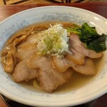 麺屋ジューク - 中華そば、チャーシュートッピング4枚増し７００円プラス３５０円