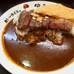 印度屋 - 料理写真:厚切りサーロインステーキカレー