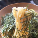 cafe21 - 辛子明太子（シソ）パスタをリフト　美味しい匂いがたまらん＾＾；