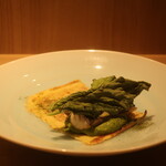 RISTORANTE IL NODO - 逗子小坪漁港のサバ 畑の小松菜 八木下さんの青日向夏 志村さんの米粉