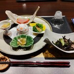 至善天遊 - 前菜と富士山のグラス(食前用)