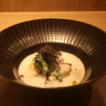 RISTORANTE IL NODO - 鎌倉ホエー 椎茸 牡蠣と柿 小田原のトリュフ
