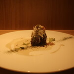 RISTORANTE IL NODO - 渡辺農園の菊芋 もんざ丸さんのシラス カレーリーフ 畑のコリアンダー