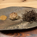 柚木元 - 熊バーグ　香茸とじゃがいものスナック