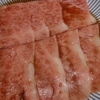 焼肉専科　肉の切り方 銀座数寄屋橋店 - 近江牛ミスジ１ｍｍ