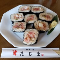 銀座 鮨 たじま - お皿に並べました❗