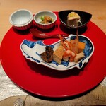 日本料理 箱根 華暦 - 前菜　旬菜盛り合わせ