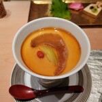 日本料理 箱根 華暦 - 温物　鱶鰭（フカヒレ）すっぽん茶碗蒸し