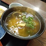 阿波橋食堂 - あんかけうどん¥500(税込)