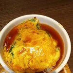ニューちゃいな - プチランチの選べるミニ御飯のカニ玉丼(甘酢)(R1.10.8撮影)