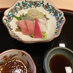 山玄茶 - ポン酢醤油とお醤油で