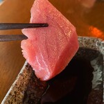 居酒屋 やまや - 赤身に近い味わいの中トロでしたね。