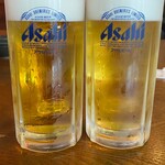 Zushisakaba Aria - 生ビールで乾杯しました。