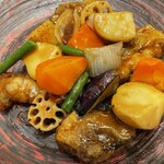 Ootoya - すけそう鱈と野菜の黒酢あん
