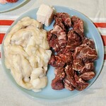 元祖ホルモン脇田屋 - 〈発送〉
      ヒモ×3･ホホ肉(ハラミ)×3