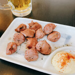 ウェルビー - 炙り砂肝もビールに良くあいます！