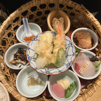 銀座米料亭 八代目儀兵衛 - 籠盛り定食