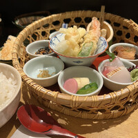 銀座米料亭 八代目儀兵衛 - 籠盛り定食