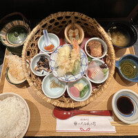 銀座米料亭 八代目儀兵衛 - 籠盛り定食