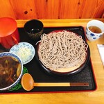 Soba Nagamori - つけかもせいろ　850円