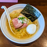 麺屋 花畑 - 塩らーめん味玉