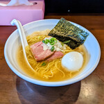 麺屋 花畑 - 塩らーめん味玉