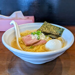 麺屋 花畑 - 塩らーめん味玉