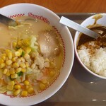 Sugakiya - 野菜ラーメン＆カレー