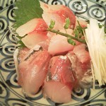 花海 - 釣り鯵の刺身