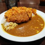 Koko Ichibanya - 手仕込みキャベツメンチカツカレー990円 ライス400グラム110円 ハーフチーズ121円