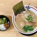 ラーメン階杉 - 階杉ラーメン＋無限ごはん