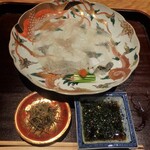 お料理 佐藤 - 天然フグ刺身