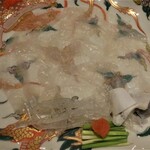 お料理 佐藤 - 天然フグ刺身