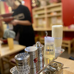 ラーメン階杉 - 卓上調味料