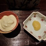 お料理 佐藤 - 湯葉＆百合根と辛子味噌