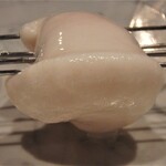 お料理 佐藤 - 虎河豚白子　焼く前