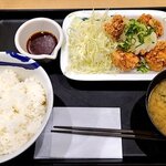 松屋 - おろしポン酢本格唐揚げ定食