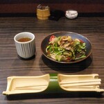 蕎麦 やすたけ - そばサラダ