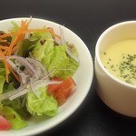 ポワロ - サラダ・スープセット