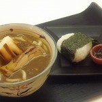 ポワロ - 和風カレーうどん（おにぎり付）