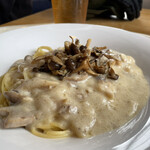レストハウスやまびこ - 茸のクリームパスタ1,100円