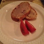 らんぷ亭 - 4500円のコース  リェットとレバーペースト